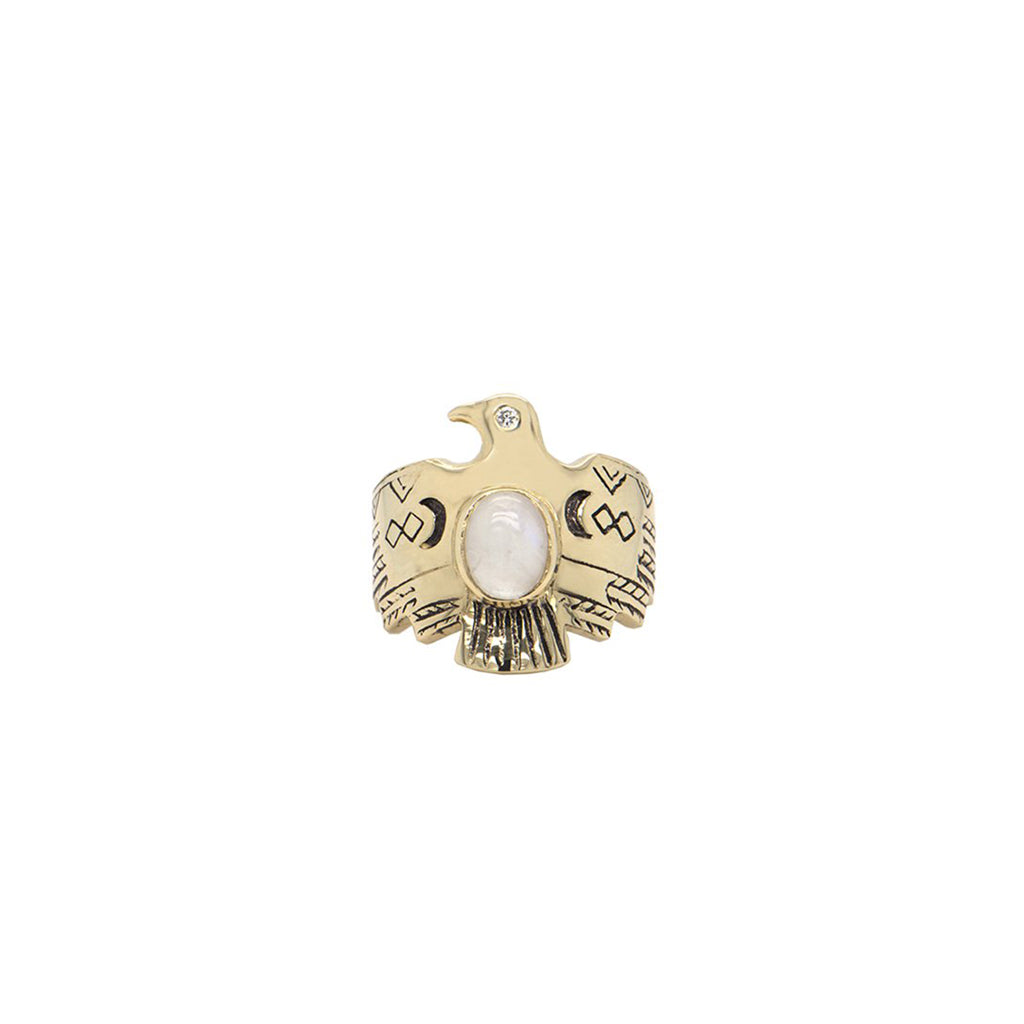 Gemstone Thunderbird Ring