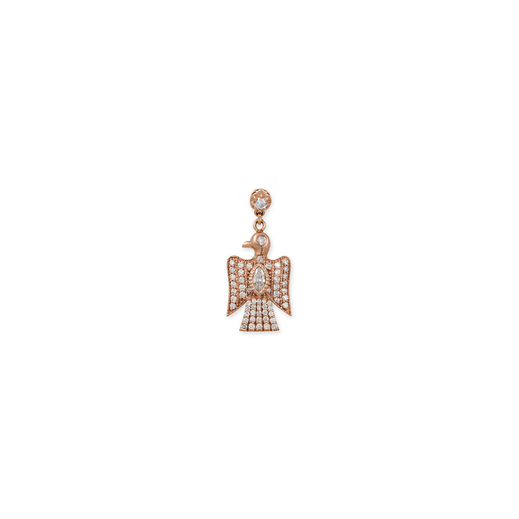SOPHIA DIAMOND + PAVE MARQUISE CENTER THUNDERBIRD DROP STUD