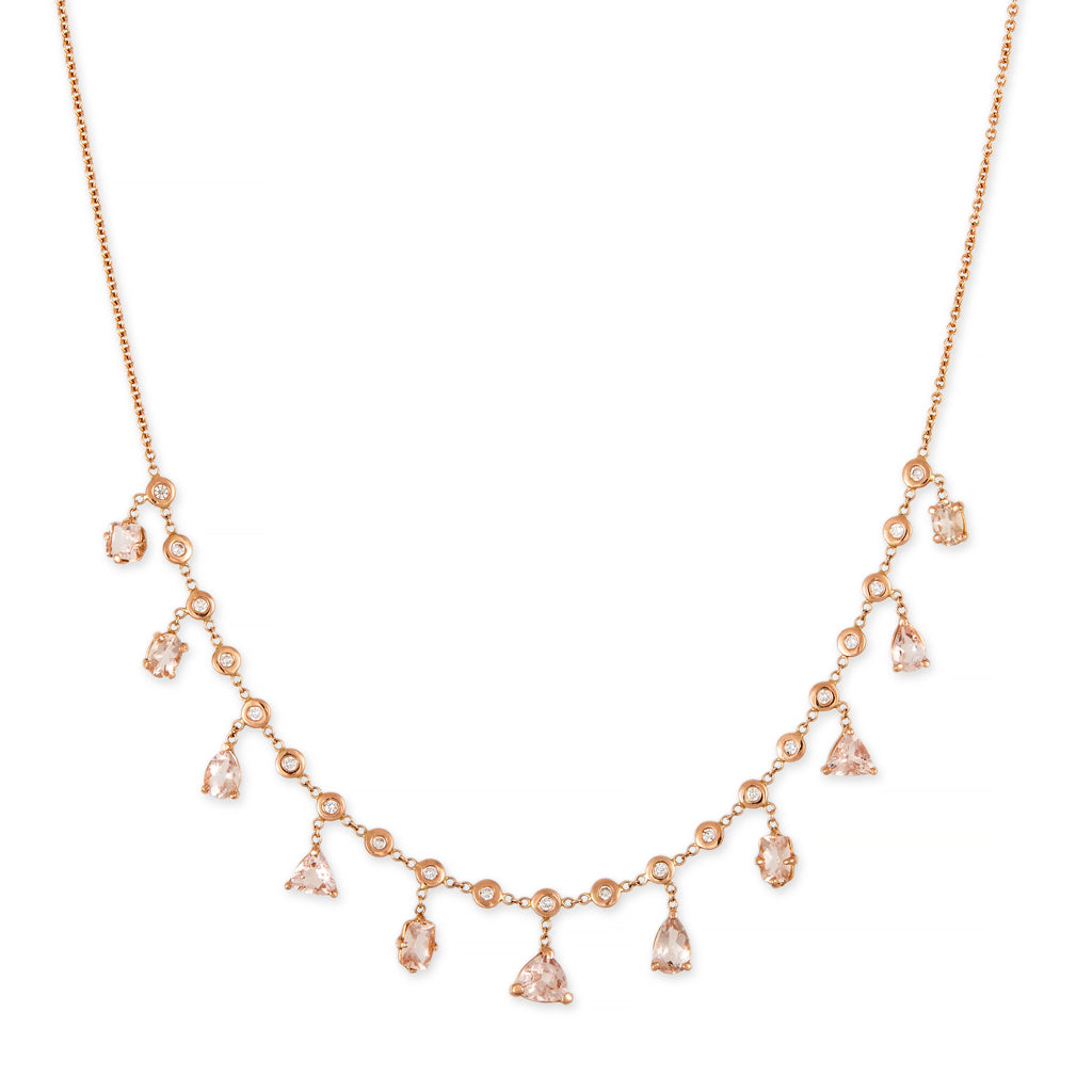 Multi Shape Diamond Necklace - Avtaara Jewelcarnation | Online Jewellery  Shopping Store
