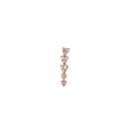 5 Graduated Diamond Liz Drop Stud Earrings