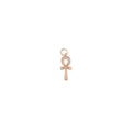 Pave Mini Ankh Diamond Charm