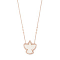 Pave Bone Thunderbird 6 Diamond Necklace