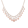Graduated Diamond Disc Drop Choker