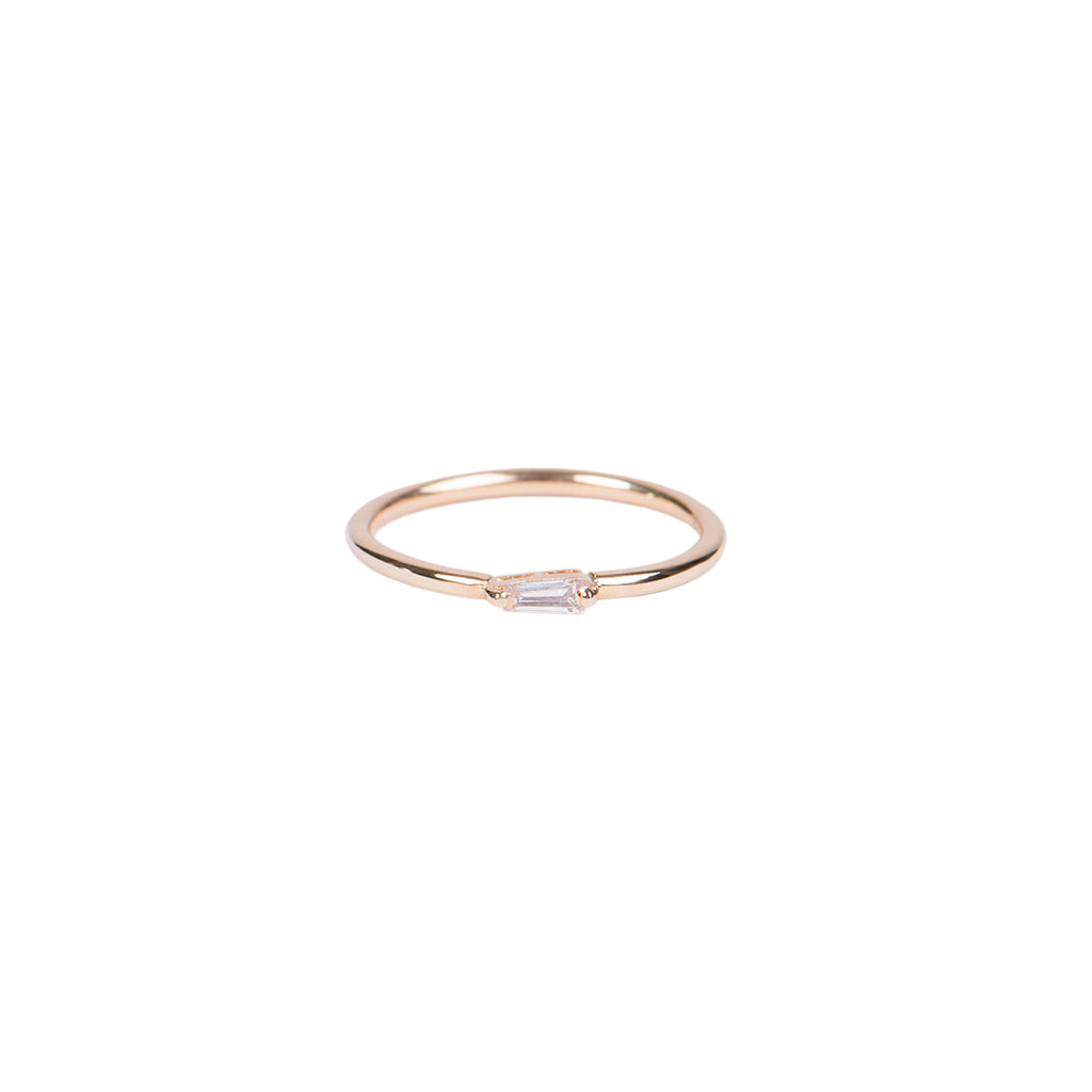 Diamond Baguette Waif Ring