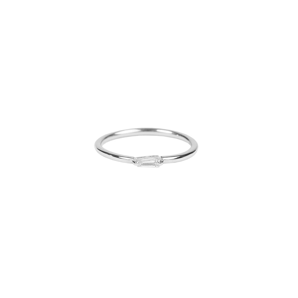 Diamond Baguette Waif Ring