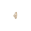 Single Sophia Diamond Pave Mini Hoop