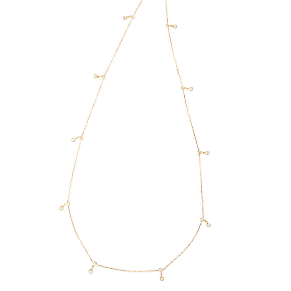 Round Sophia Diamond Shaker Belly Chain