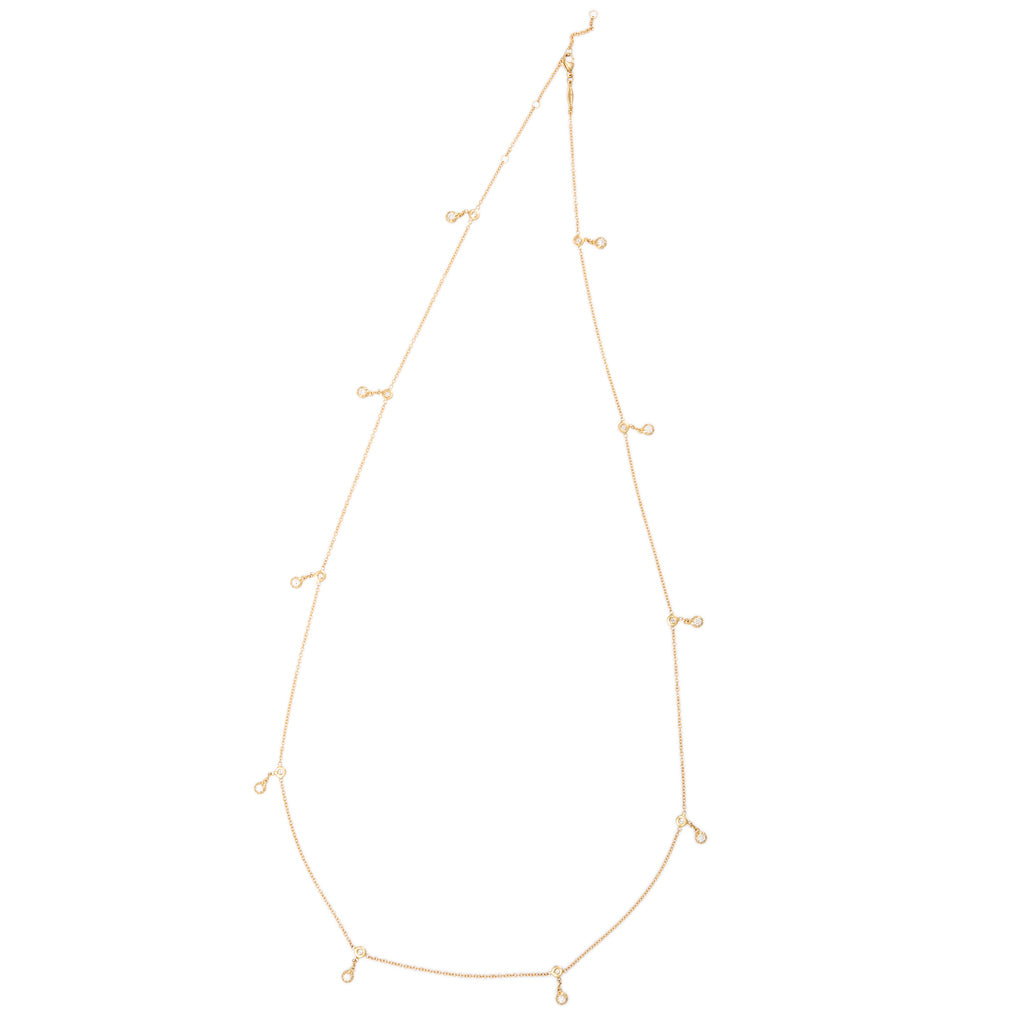 Round Sophia Diamond Shaker Belly Chain
