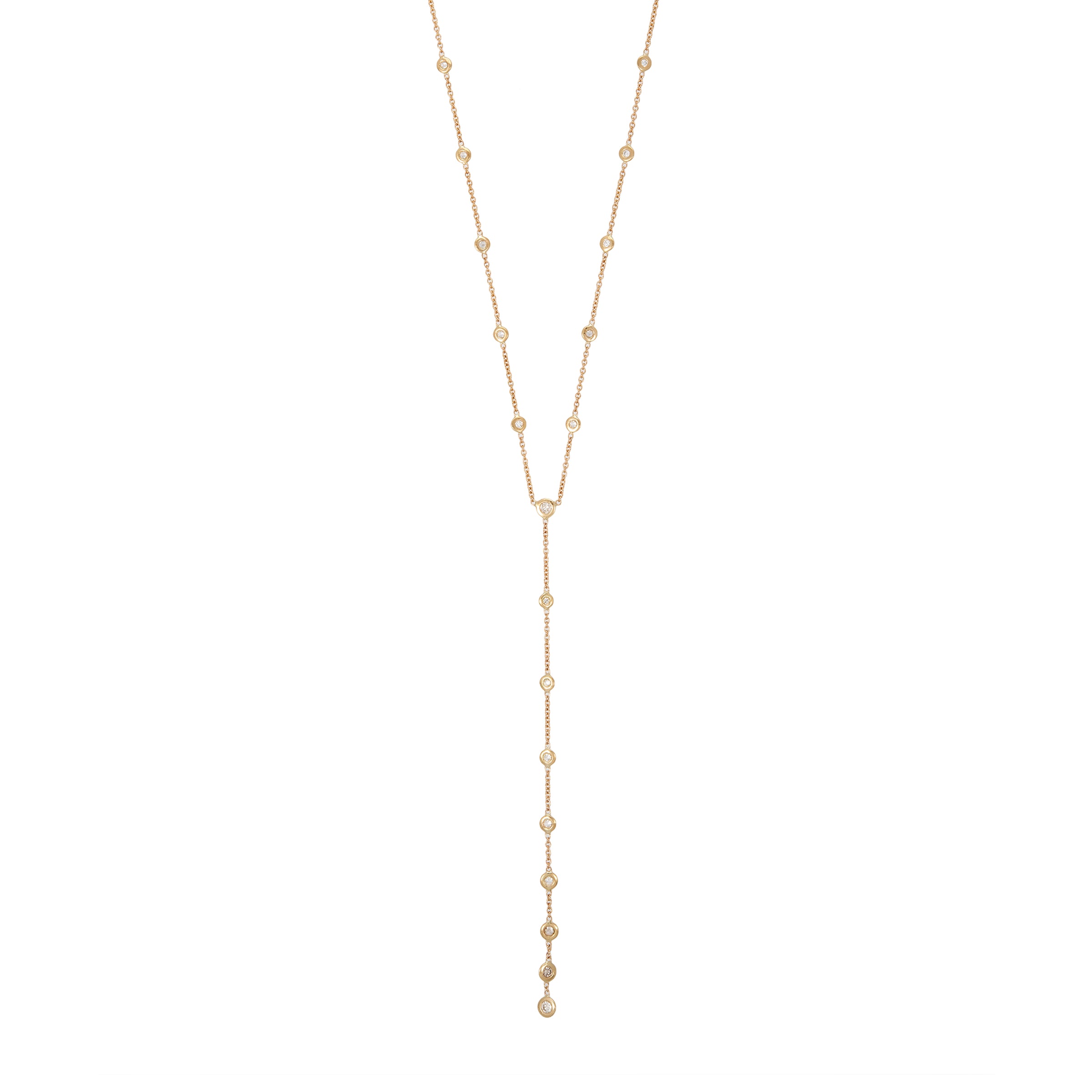 19 Diamond Y Necklace