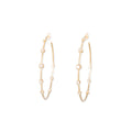 2.5" Graduated Diamond Sophia Hoops