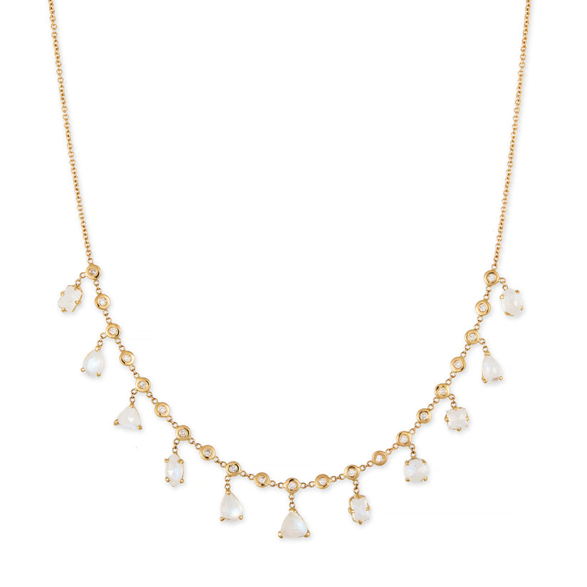Diamond Pendant Necklaces: Alexa Jordyn Multi-Shape Nesting Necklace · Dana  Rebecca Designs