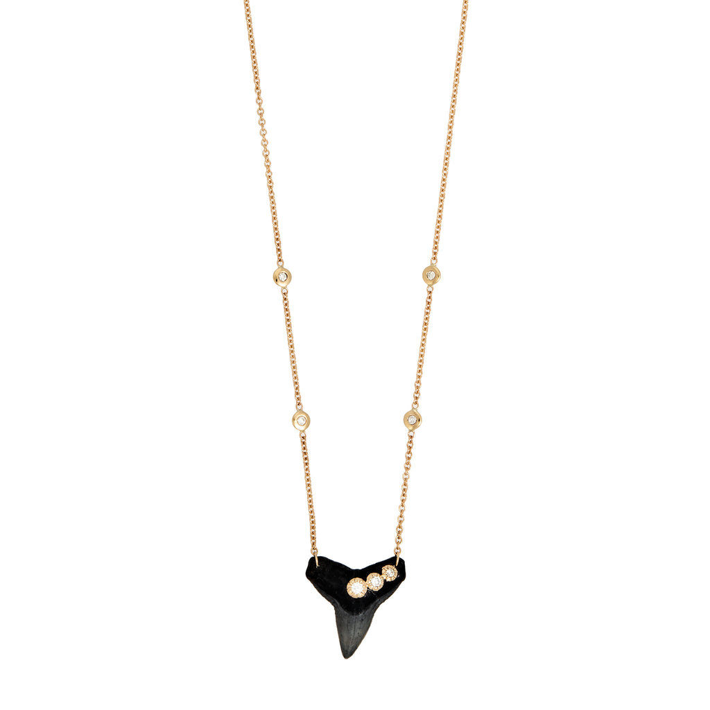 3 Sophia Diamond Shark Tooth Necklace
