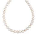 Pavé Rondelle Freshwater Pearl Beaded Necklace