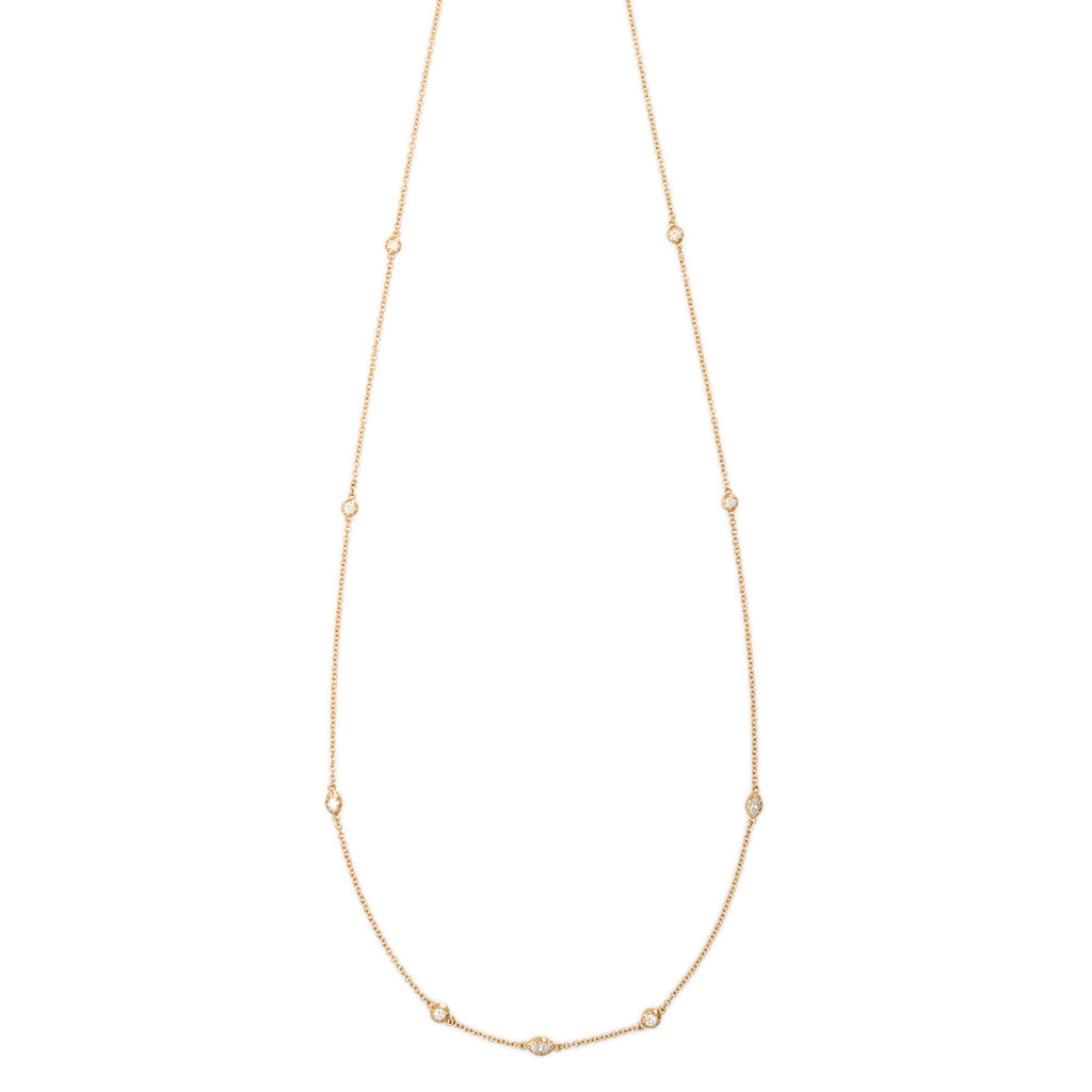 9 ROUND + MARQUISE SOPHIA DIAMOND BELLY CHAIN