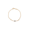Single Black Rhodium Sophia Diamond Bracelet