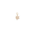Pave Diamond Sweet Leaf Charm