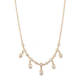 Round + Marquise Sophia Diamond Shaker Necklace