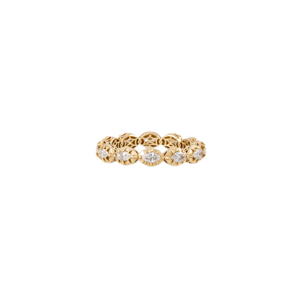 Marquise Sophia Diamond Eternity Band Ring