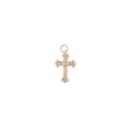 PAVE DIAMOND GOTHIC CROSS CHARM