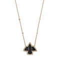 Pave Small Onyx Thunderbird Necklace