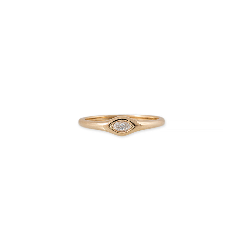 SINGLE MARQUISE DIAMOND RING