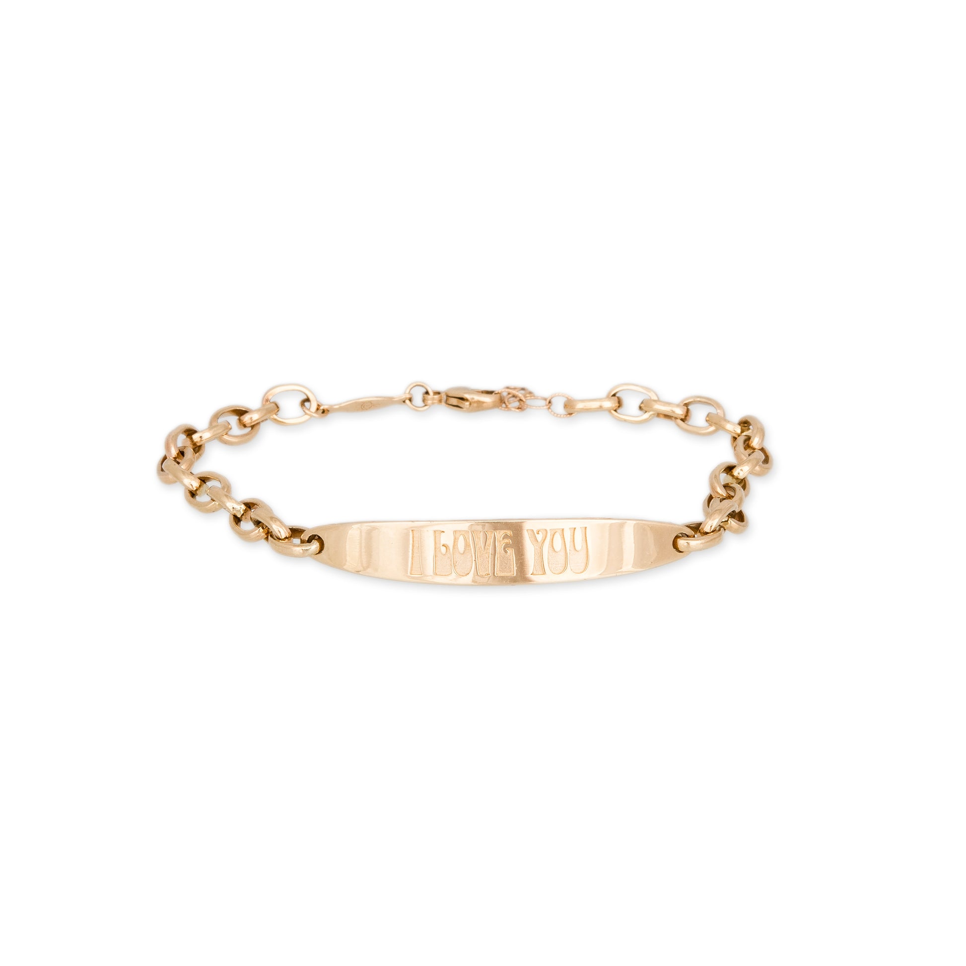 "I LOVE YOU" ID Bracelet