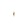 2 Graduated Diamond Mini Hoop