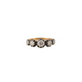 Black Rhodium 5 Graduated Diamond Sophia Ring