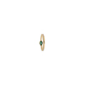 Marquise Emerald Mini Hoop