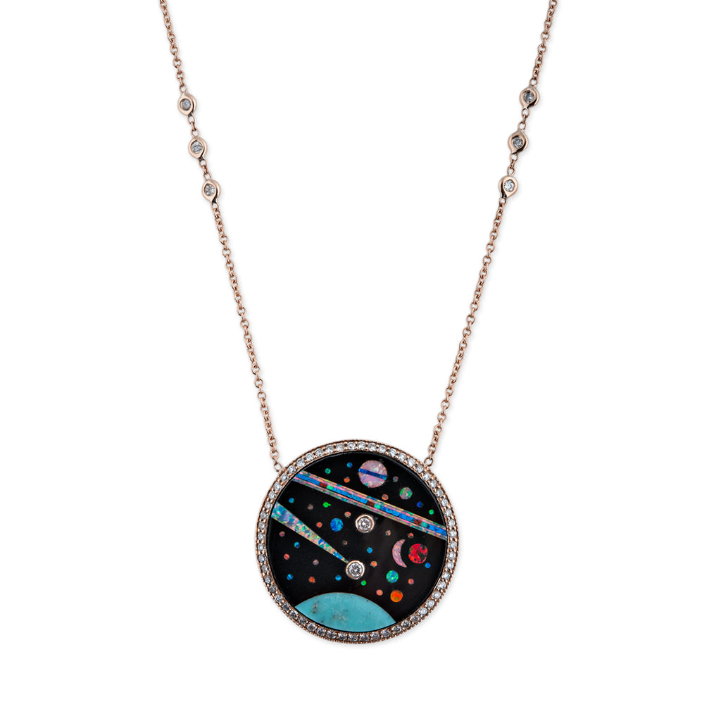Pavé Galaxy Inlay Necklace