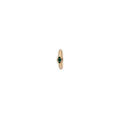 Small Marquise Emerald Mini Hoop