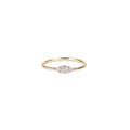 6 Diamond Cluster Waif Ring