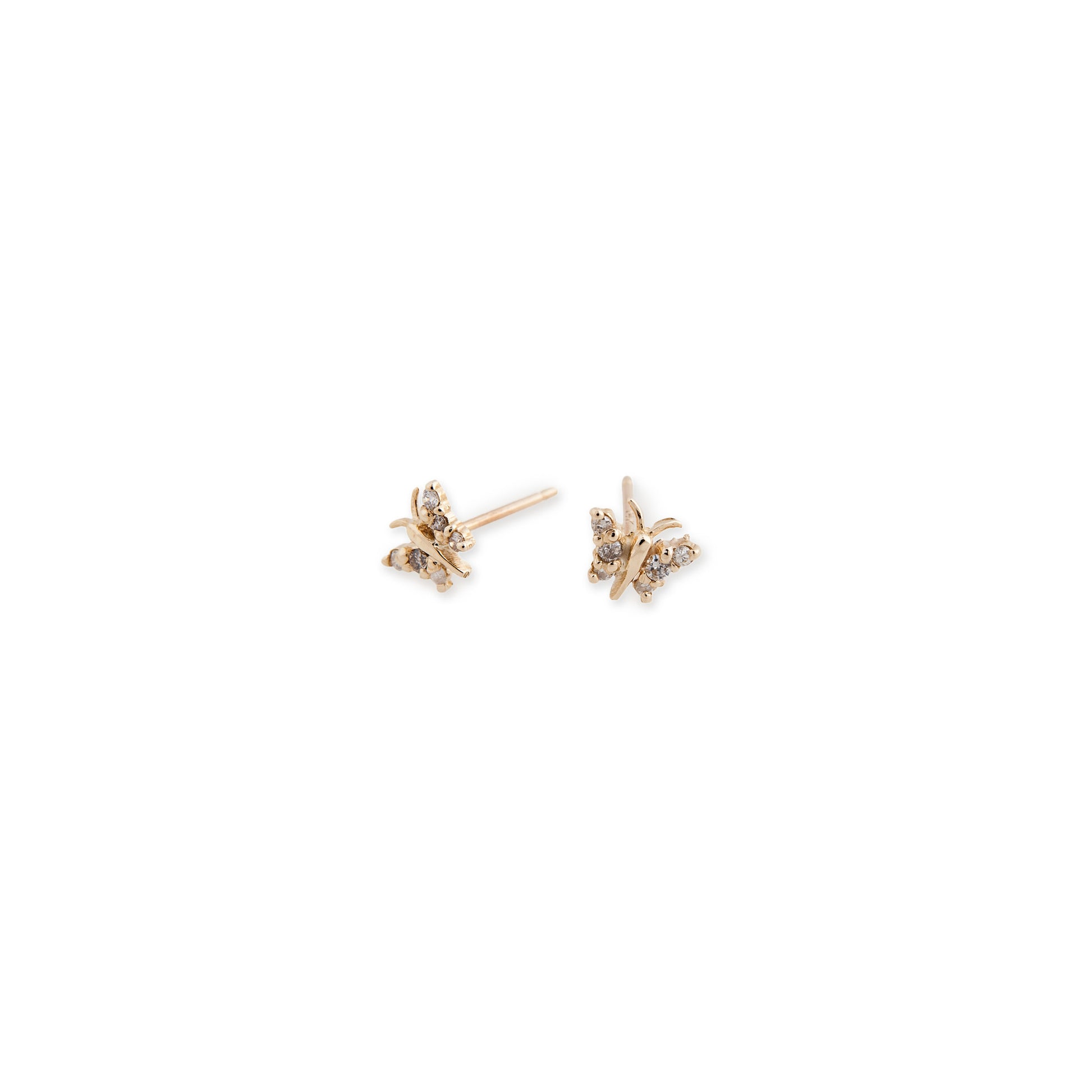 MINI BUTTERFLY STUD EARRING
