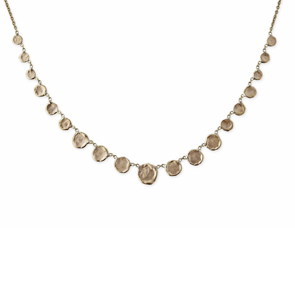 GRADUATED DISC NECKLACE