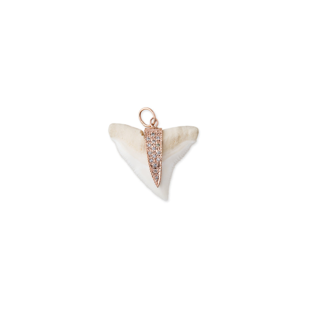 PAVE SHARK TOOTH CHARM