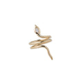 Diamond Teardrop Snake Ring