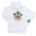 Sweet Leaf Crown White Hoodie