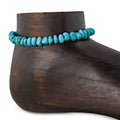 Turquoise Nugget Bead Anklet
