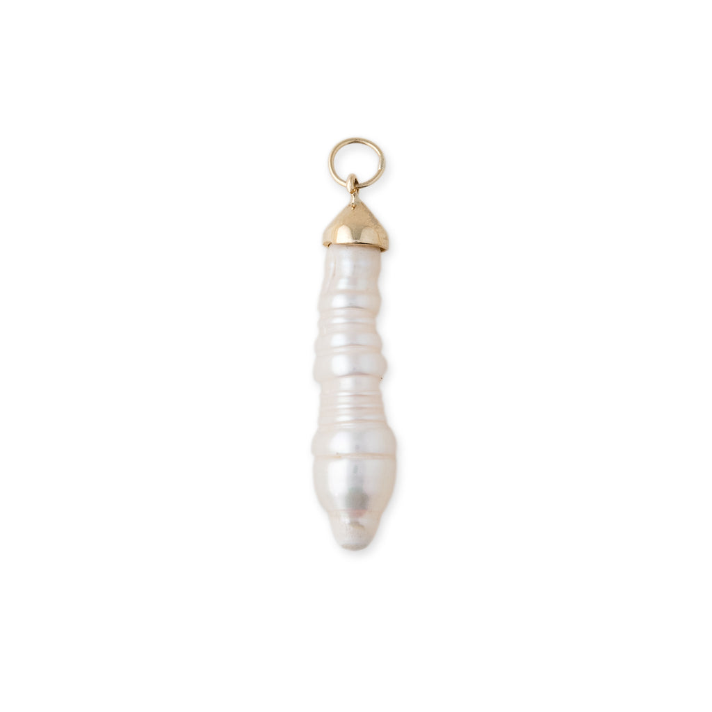 FREEFORM MOTHER OF PEARL CHARM