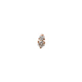 2 Graduated Prong Set Diamond Stud